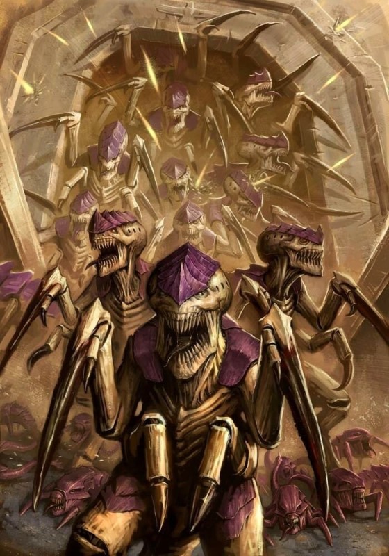 Create meme: Warhammer 40,000 tyranids, tyranids art, The Tyranids of Warhammer