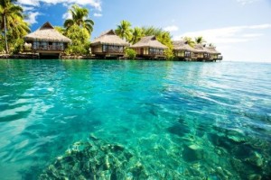 Create meme: the island of Bora Bora, Bahamas, the sea of Maldives