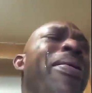 Create meme: ebony crying GIF, crying African American, nigga crying