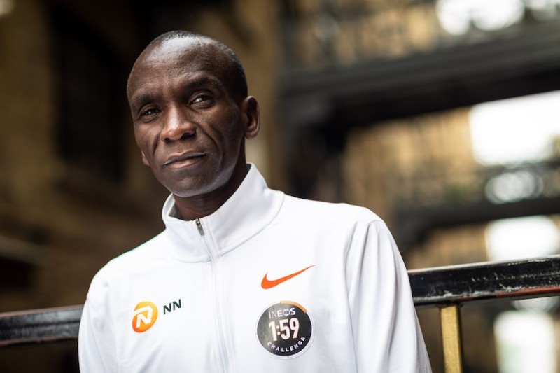 Создать мем: марафон, элиуд кипчоге интервью, eliud kipchoge