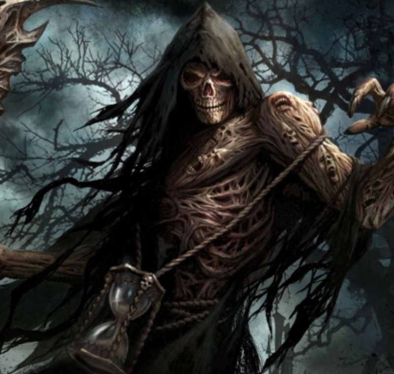 Create meme: dark fantasy, reaper art, The grim reaper