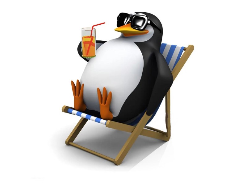 Create meme: penguin 3d, penguin 3 d, penguin on the chair