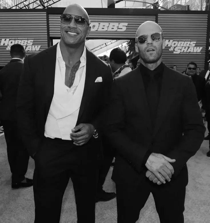 Create meme: Jason Statham , Dwayne Johnson and Jason Statham, Jason Statham the Expendables