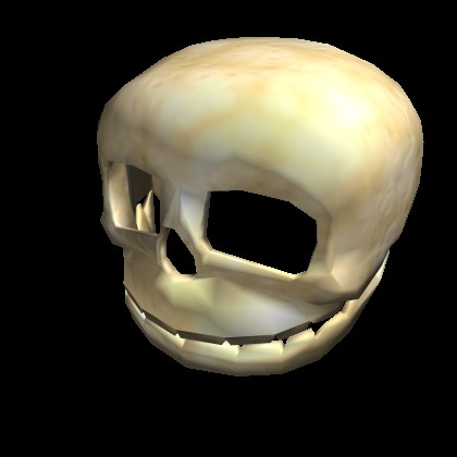 Create meme: The roblox skull, roblox skeleton, skull mask