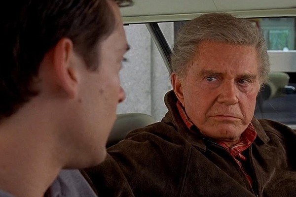 Create meme: cliff Robertson's uncle Ben, uncle Ben spider man 2002, uncle Ben Spiderman