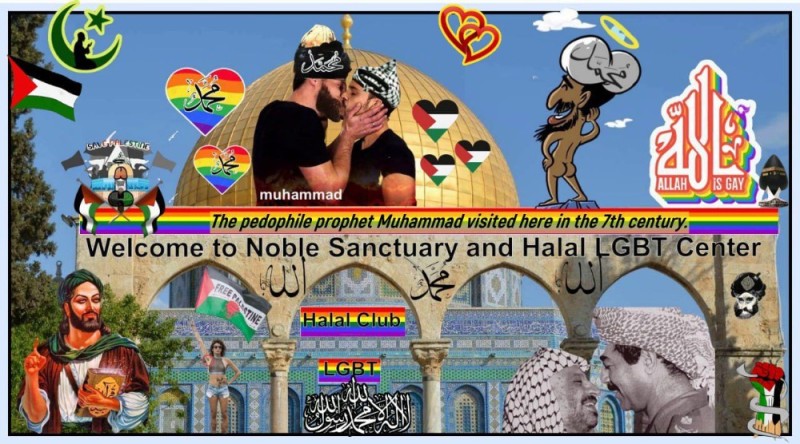 Create meme: Muslims, mosque in Baghdad, same-sex relationships in Islam