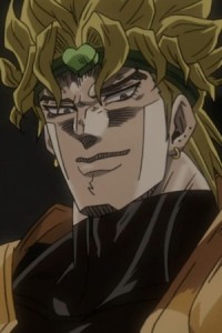 Create meme: dio za warudo, dio brando smile, dio Brando stardust crusaders