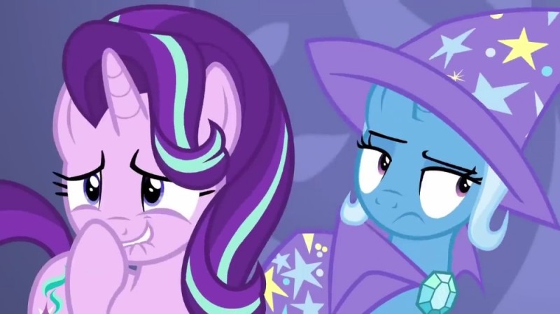 Create meme: Starlight Glimmer Pony, starlight glimmer and Trixie, Pony Starlight