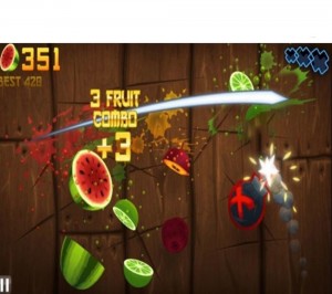 Создать мем: fruit ninja клинки, fruit ninja vr, fruit ninja thd