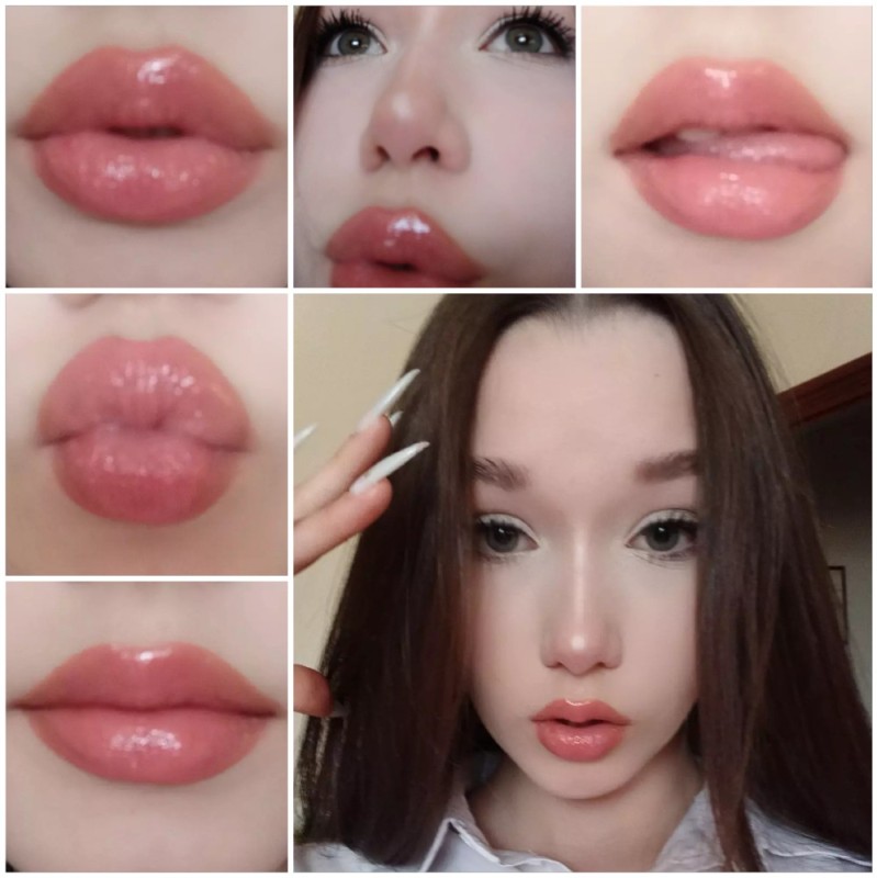 Create meme: Korean makeup, people , lips 