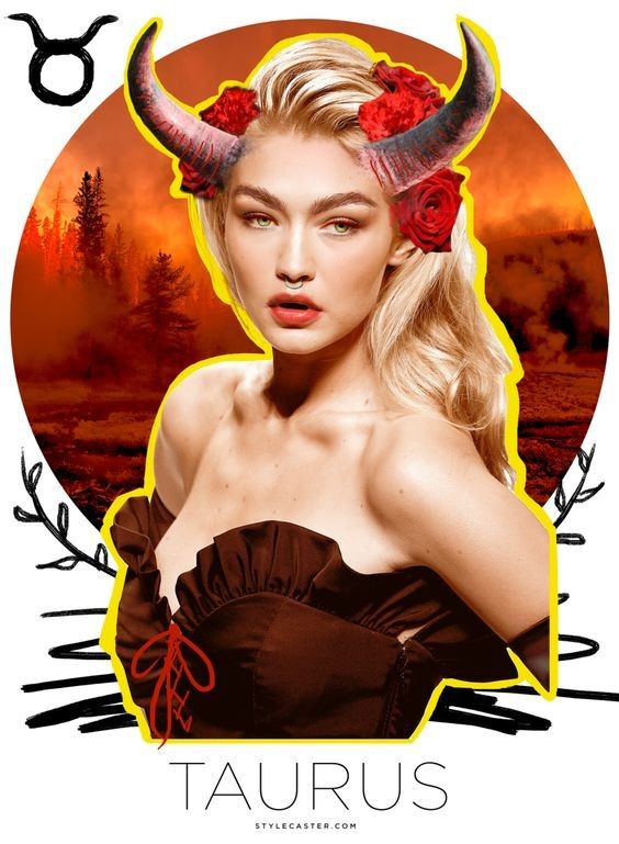 Create meme: Gigi Hadid, the zodiac sign Taurus, girl 