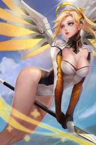 Создать мем: mercy overwatch iphone, overwatch mercy boobs, overwatch mercy 18