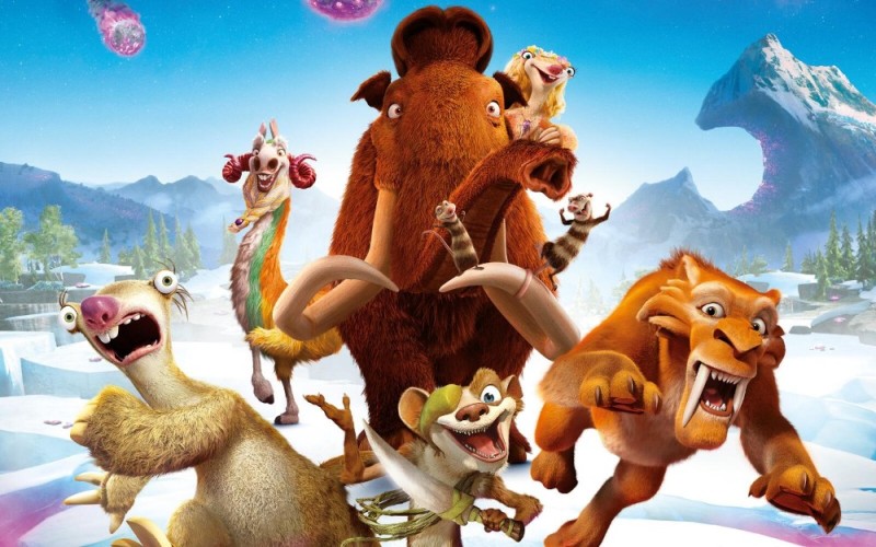 Create meme: ice age a collision is imminent, Ice age 5, ice age