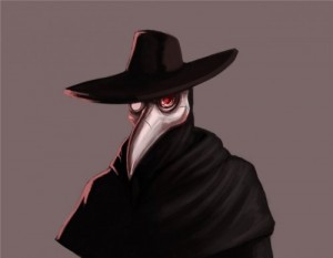 Create meme: The plague doctor