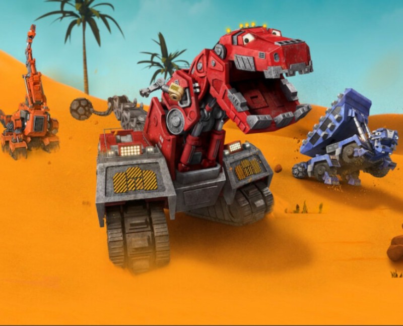 Create meme: dinotrax book, dinotrax animated series, dinotrux