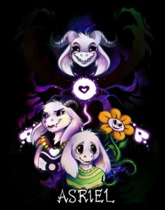 Create meme: sans, lullaby about monsters, flowey