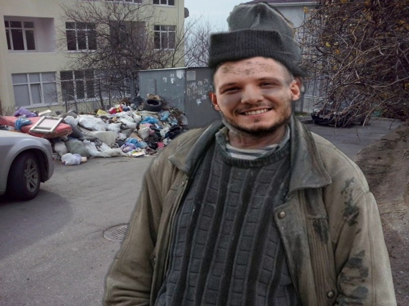 Create meme: the face of the homeless, homeless vasily homeless vasily, a homeless man in Russia