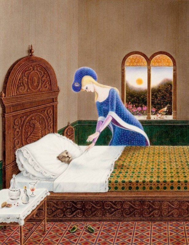 Создать мем: спящая красавица сказка, картины, спящая принцесса