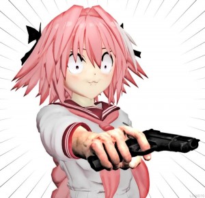 Create meme: Astolfo faith