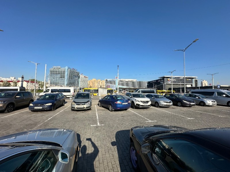 Create meme: Pulkovo parking lot, car , in the Parking lot