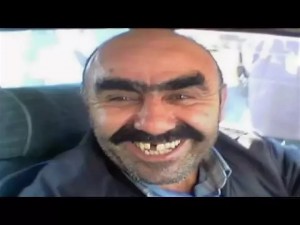 Create meme: the taxi driver, Ashot photos, pictures of Ashot, the Tajik unibrow