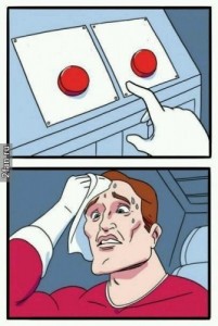 Create meme: difficult choice meme mates, difficult choice, the choice of meme