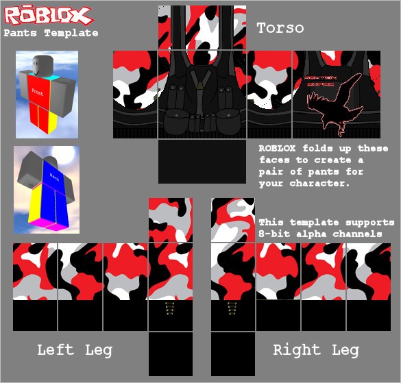 Make your custom roblox shirt,pants by Hitthemall