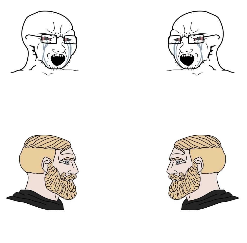 Create meme: bearded meme , a typical meme, memes 