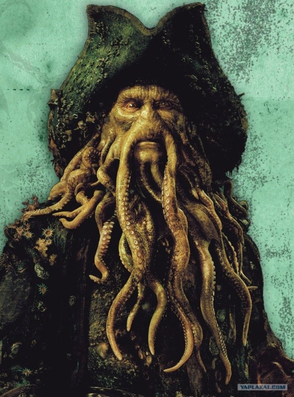 Create meme: Davy Jones pirates of the Caribbean, Davy Jones , Jones Davy