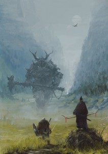 Create meme: jakub rozalski, by jakub rozalski