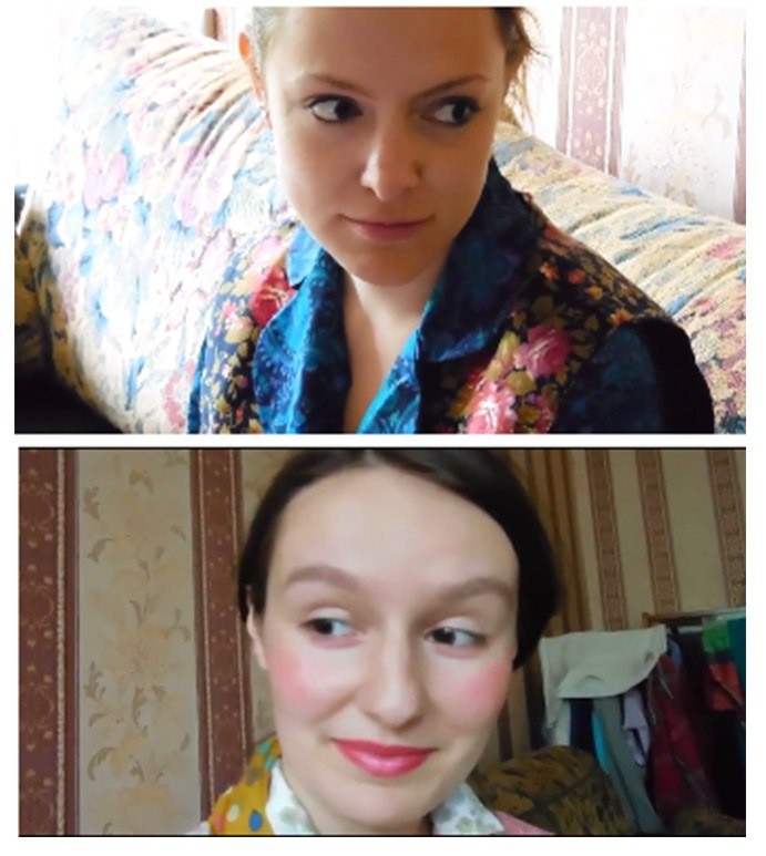 Создать мем: повседневный макияж, елена полякова актриса, с лопат карл