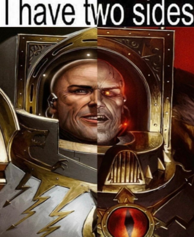 Create meme: horus lupercal, warhammer 40,000 horus lupercal, warhammer 40 