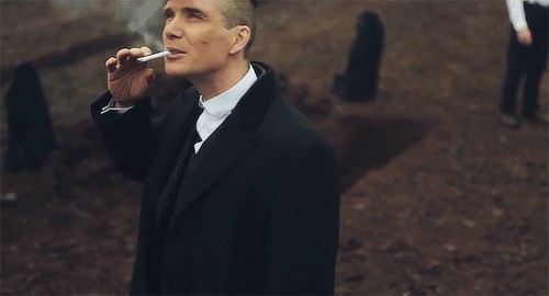 Create meme: peaky blinders, Thomas Shelby smokes a meme, Midnight Mass