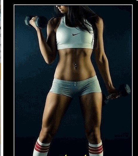 Create meme: the girl is a sporty figure, sports figure, sports for girls