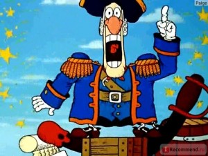 Create meme: captain Smollett gun, Treasure island, captain cartoon treasure island
