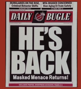 Создать мем: New York Post, daily bugle обложка, daily bugle poster