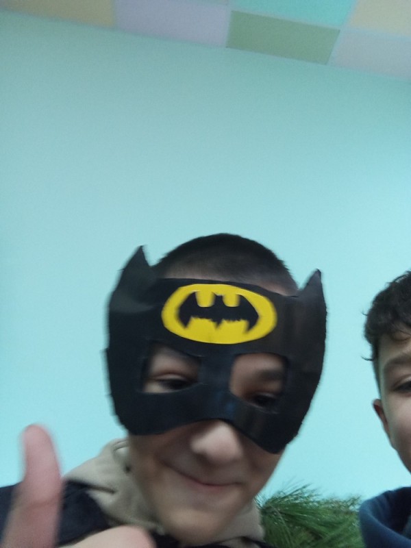 Create meme: the mask of Batman , Batman costume for a boy, superhero mask