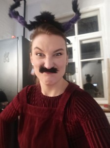 Create meme: moustache, people, moustached woman