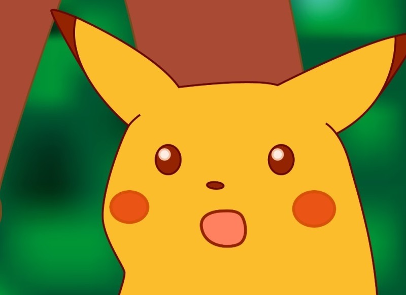 Create meme: surprised Pikachu, Pikachu shocked, surprised Pikachu meme