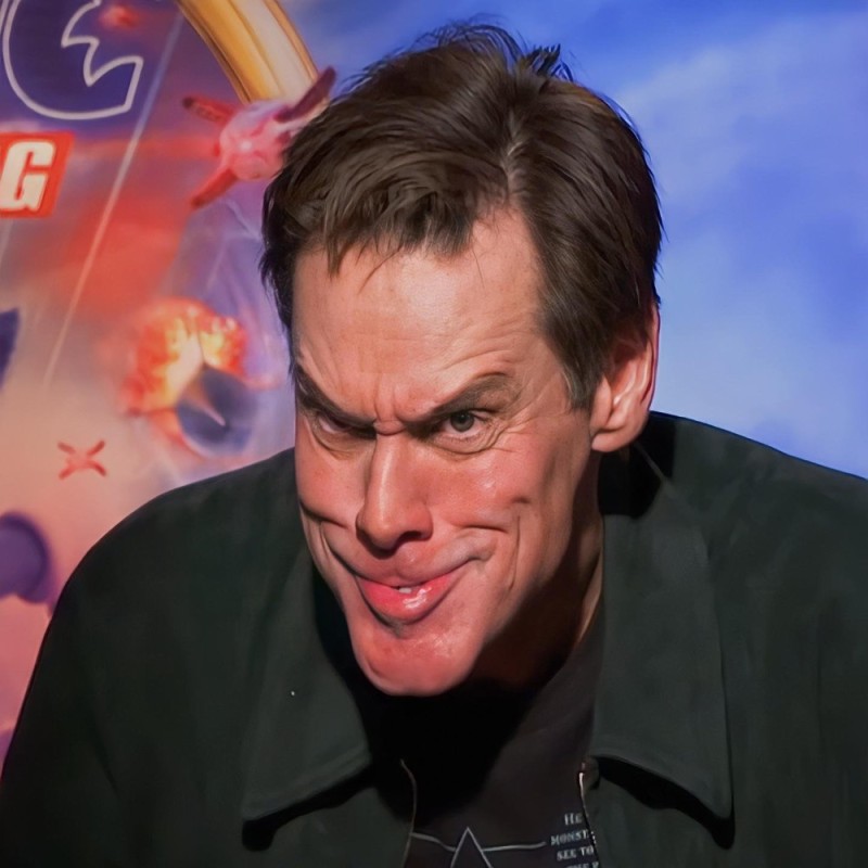 Create meme: smile Jim Carrey, Jim Carrey makes a face, Jim Carrey funny