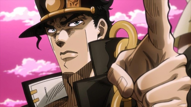 Создать мем: jotaro, джоджо джотаро, джотаро