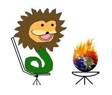 Create meme: Demiurge gnosticism, the earth is on fire, burning earth