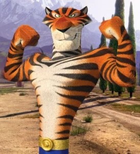 Create meme: Madagascar 3, tiger Vitaly in Madagascar 3
