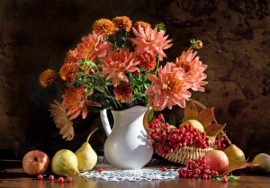 Create meme: still life, autumn still life