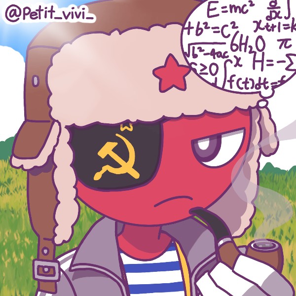 Create meme: USSR countryhuman, countryhuman, countryhumans of the USSR and the Reich