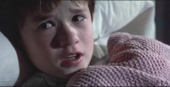 Create meme: the sixth sense 1999, I see dead people, i see dead people 