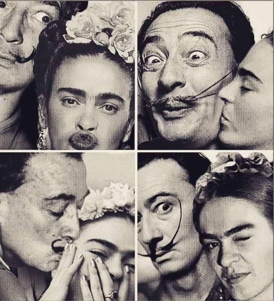 Create meme: Frida Kahlo and Salvador Dali, Salvador Dali , Salvador Dali's mustache