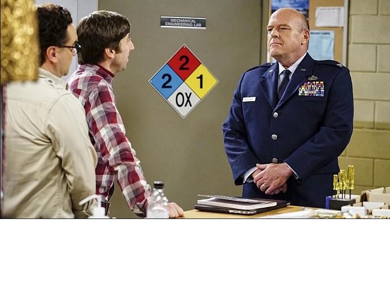 Create meme: Dean norris the big bang theory, a frame from the movie, the big Bang theory 