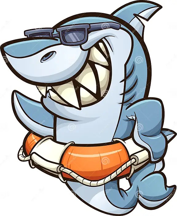 Создать мем: акула смешная, мультяшная акула, крутая акула