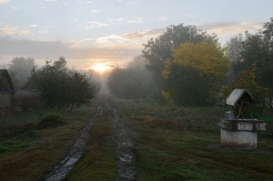 Создать мем: раннее утро деревня владимирская деревня, утро пейзаж, утро в деревне